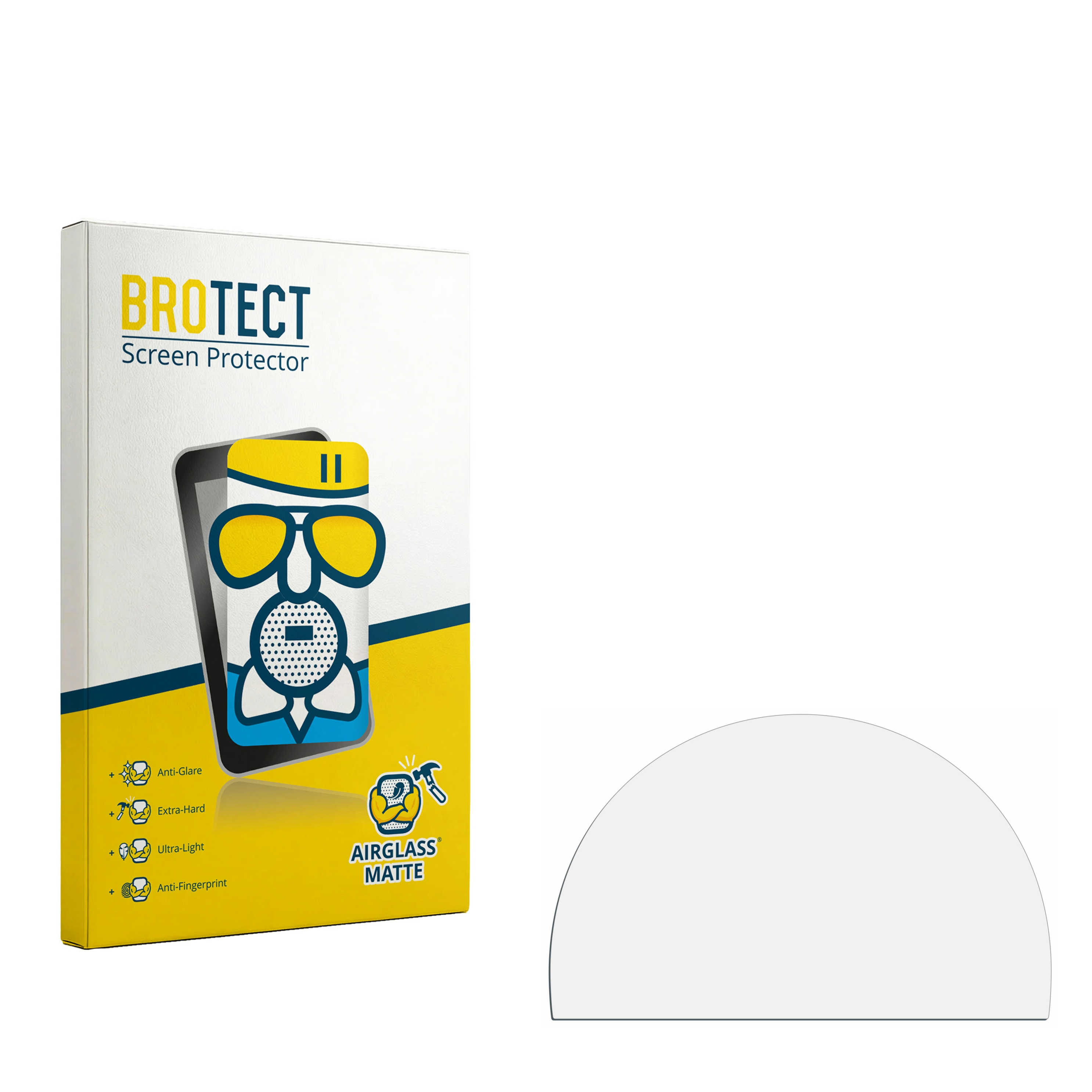 BROTECT Displayschutzfolie mit Matte-Finish und Schutzfunktionen wie Anti-Glare.