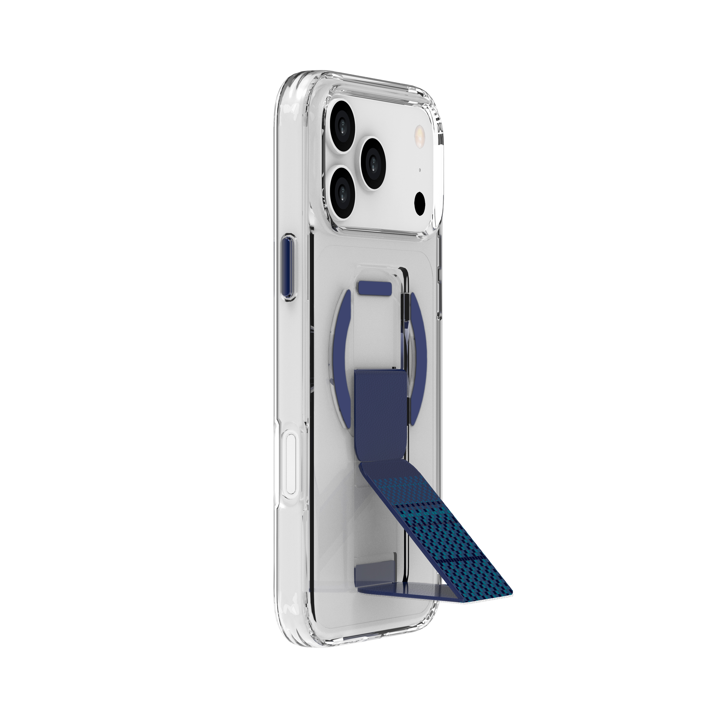 PIILI iPhone 17 Pro Max Steady Carbon Magsafe Telefon Kılıfı Lacivert