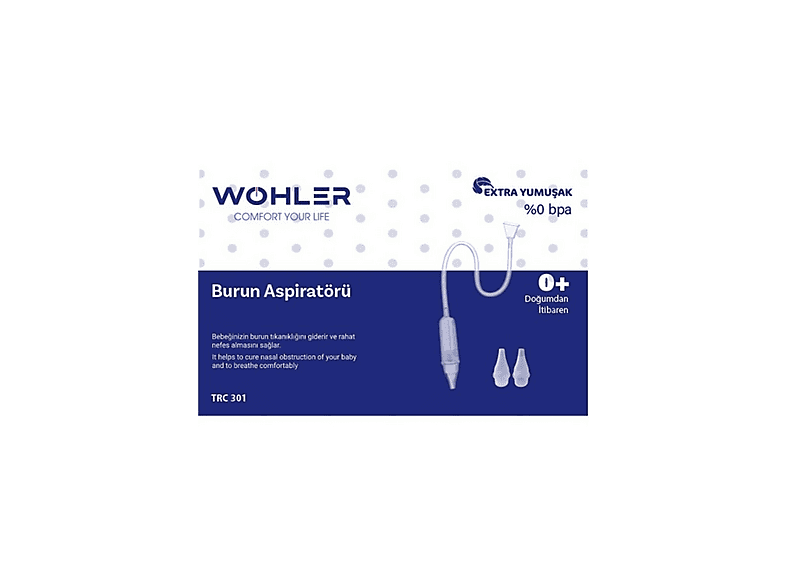 WOHLER Baby 2 Adet Yedek Uç Burun Aspiratörü