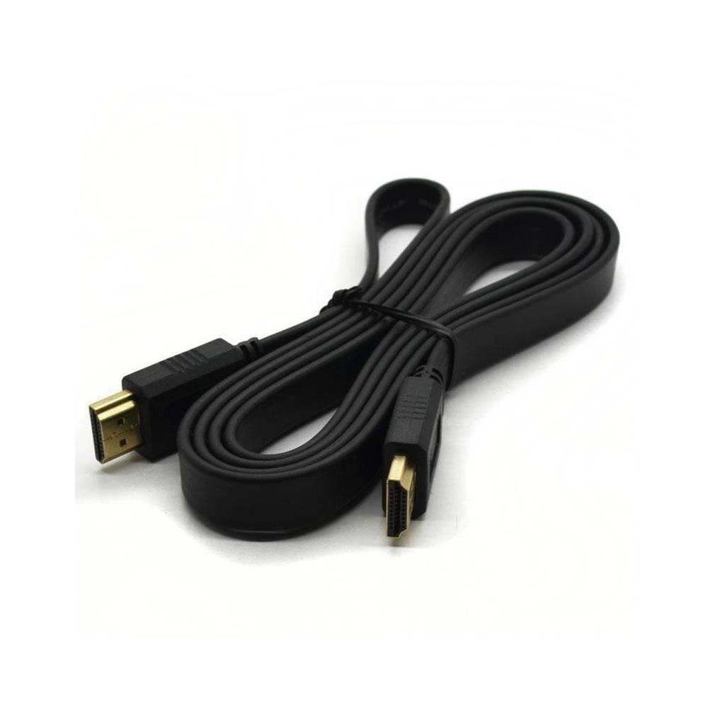 ELECTROON 3 Metre Flat Full HD 1080P HDMI Kablo Siyah