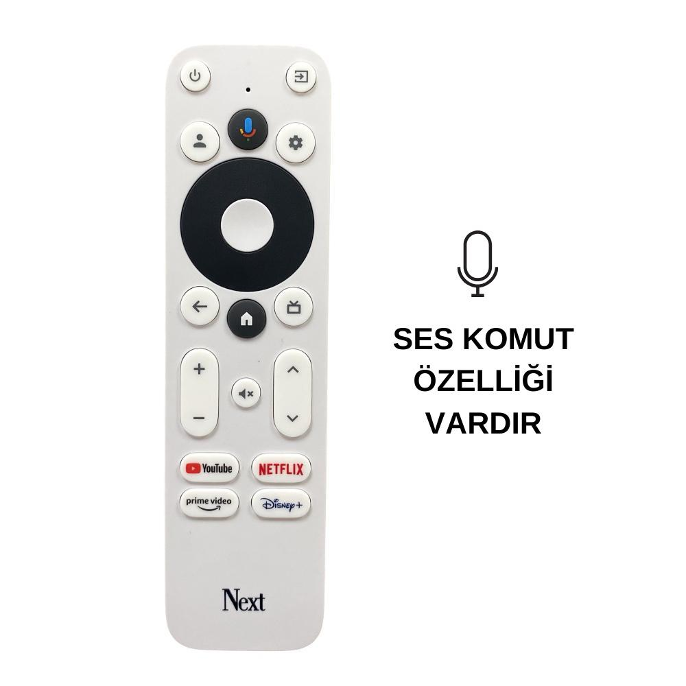 NEXT 4K TV Stick Tv Box Ses Komutlu Orijinal Kumanda