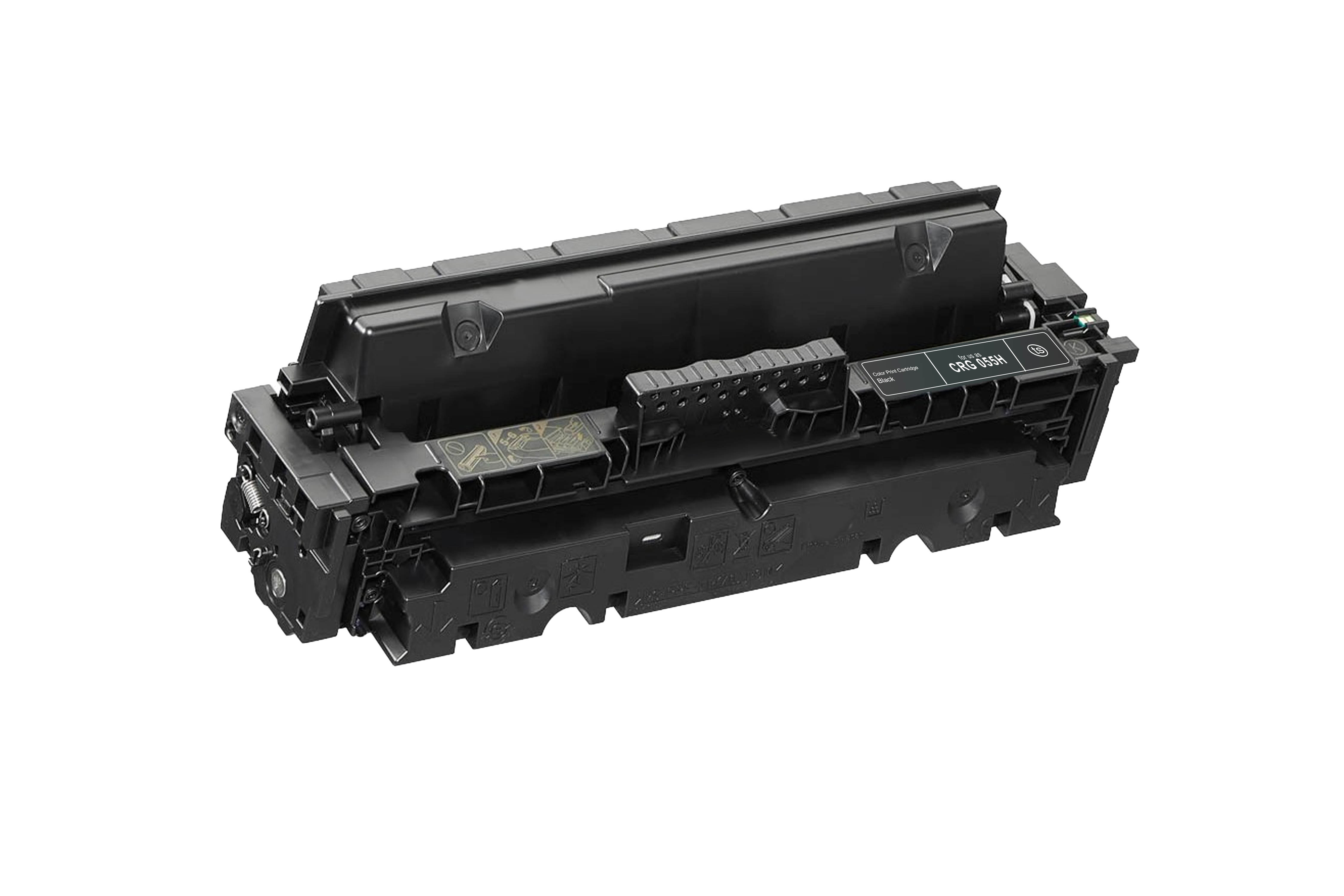 Schwarze Tonerkartusche CRG 055H für Drucker.