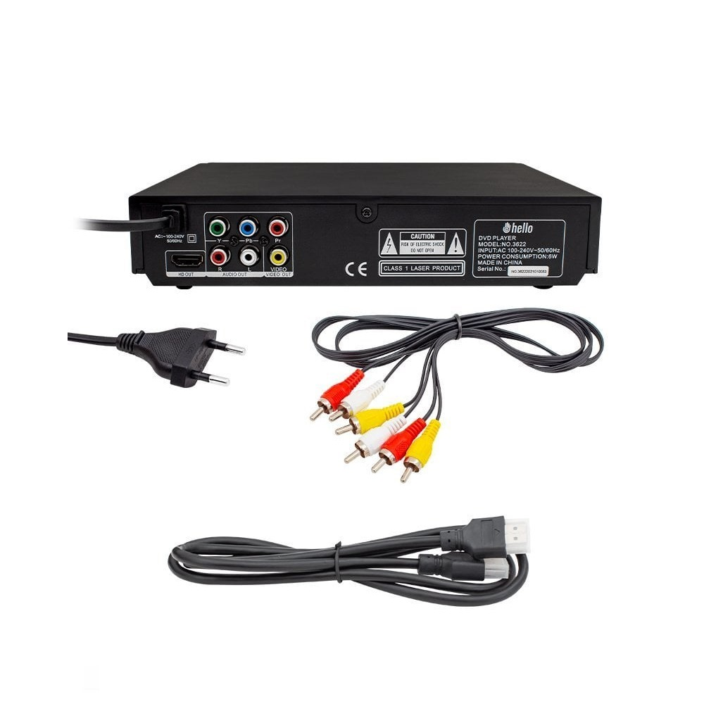 HELLO HL-5483 USB Girişli DVD Oynatıcı Fiyat & Özellik | MediaMarkt