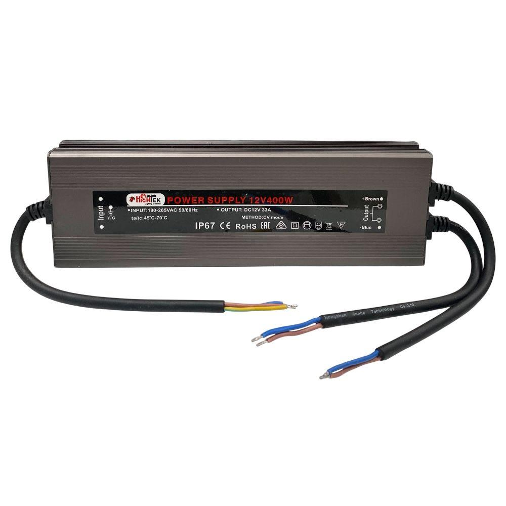HIGHTEK HT-1399 12Volt 33Amper 400Watt IP67 Dış Mekan Adaptör Trafo Dış Mekan Adaptör Trafo Çok renkli