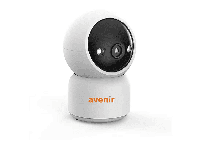AVENIR AV-S214 3MP Çift Yönlü Ses 360° Dönebilen 3MP Evet Bebek Kamerası Beyaz