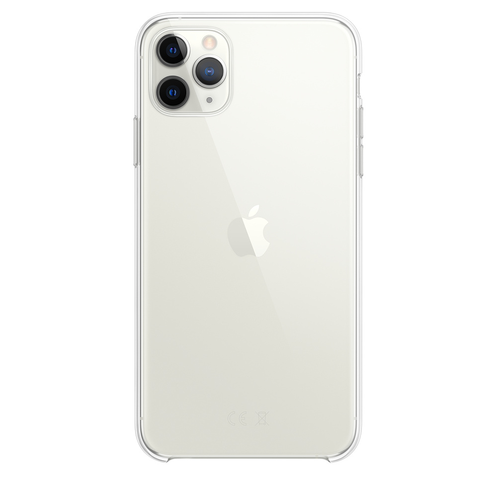 Rückseite eines weißen iPhones mit drei Kameras und einem Apple-Logo.