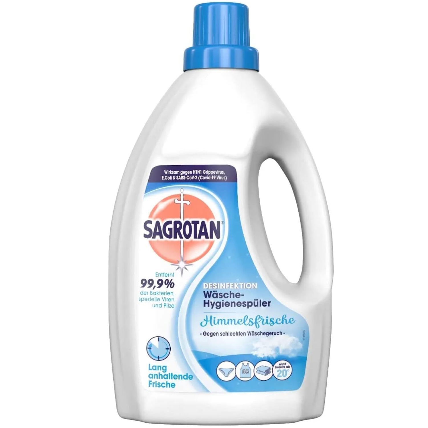 Sagrotan Wäsche-Hygienespüler Himmelsfrische mit Desinfektion.