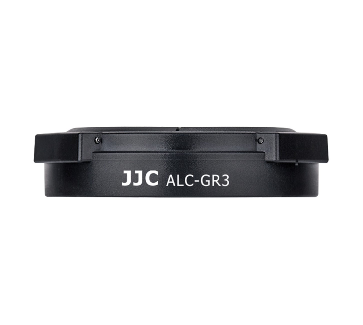Schwarzer Objektivadapter mit der Aufschrift JJC ALC-GR3.