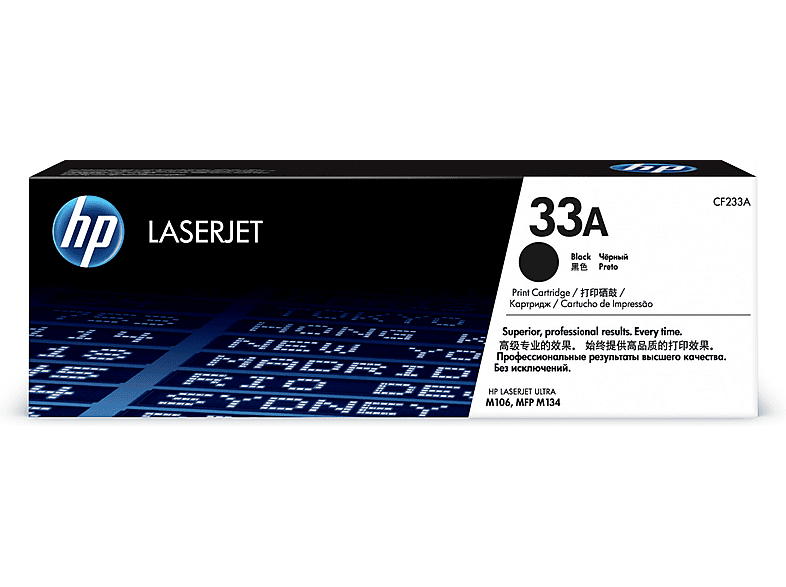 HP CF233A (33A) 2.300 Sayfa Toner Lazer baskı Siyah