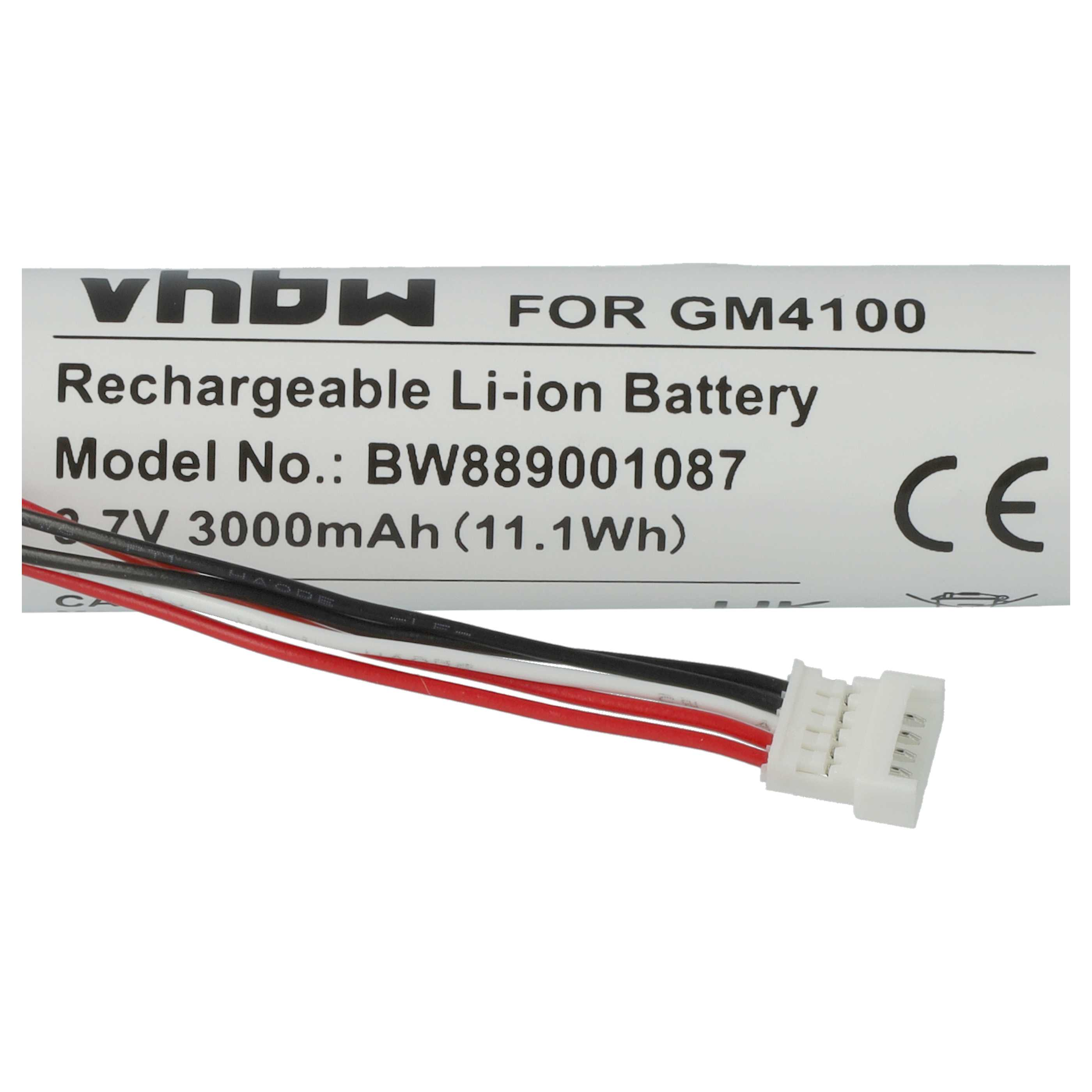 vhbw Li-Ion Akku für GM4100, Modell BW889001087.