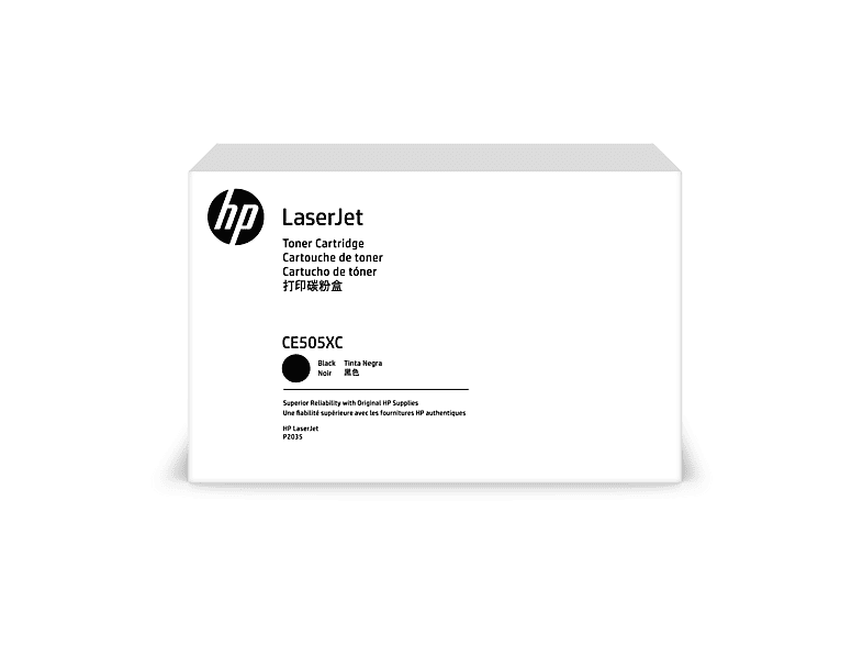 HP CE505XC 05X Toner Lazer baskı Siyah