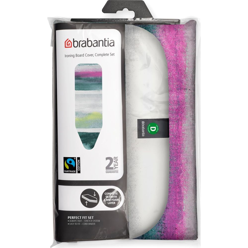 Housse de table à repasser Brabantia, set complet avec couche de mousse.