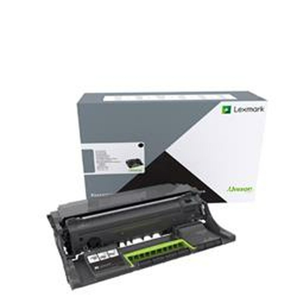 Cartuccia stampante Lexmark in scatola grigia e bianca, con accenti verdi.