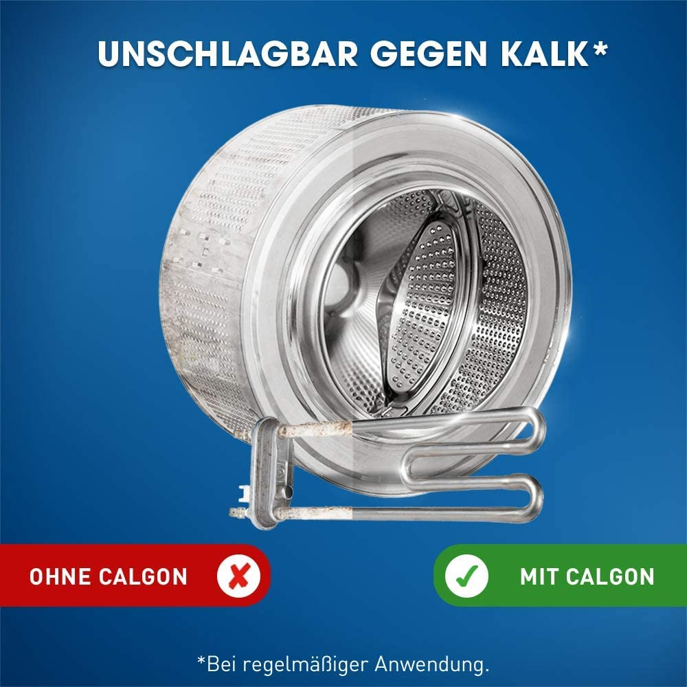 Waschmaschinentrommel mit Kalkablagerungen und ohne. Vergleich links und rechts.
