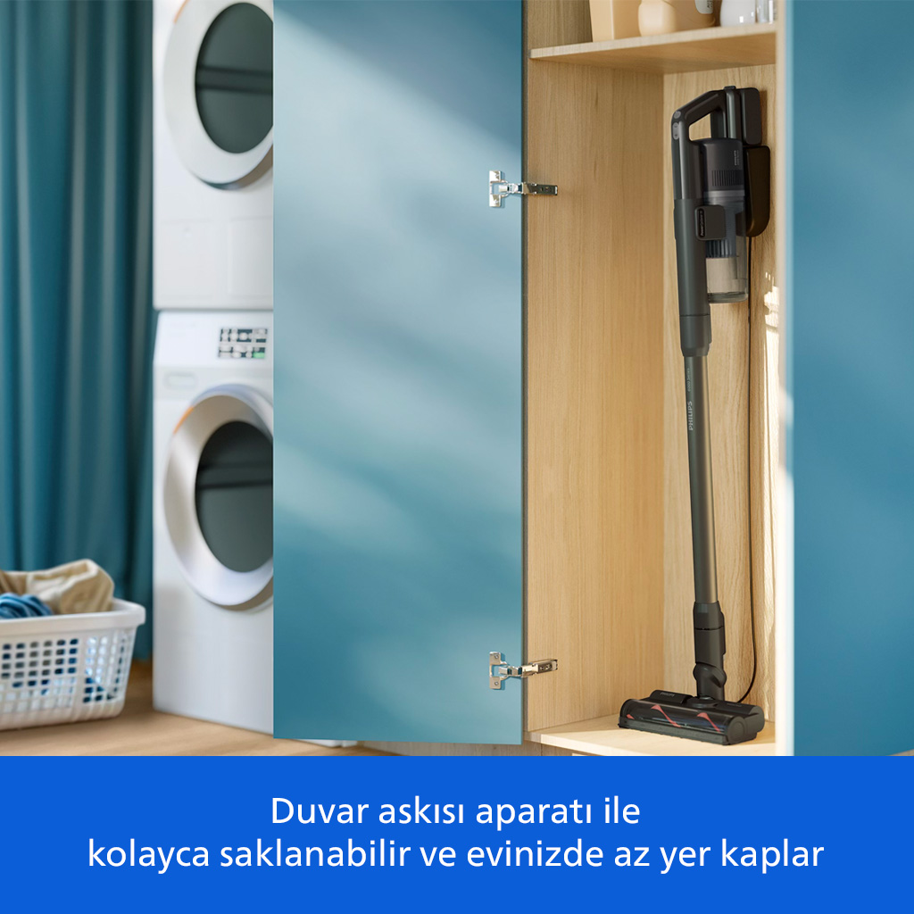 ひかり PHILIPS 6000 Serisi XC6551/01 Şarjlı Dikey Süpürge Mor Fiyat