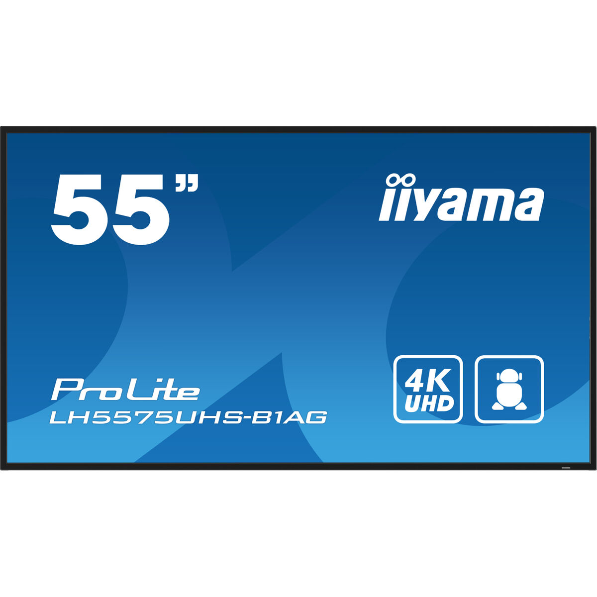 Monitor iiyama ProLite 4K UHD de 55 pulgadas, modelo LH5575UHS-B1AG.