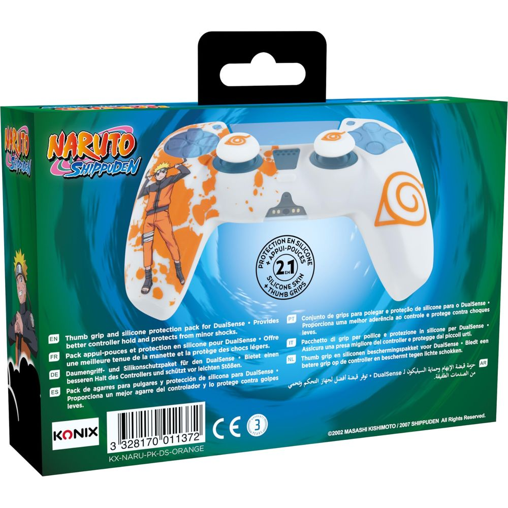 Confezione protettiva per controller Naruto Shippuden con grip.