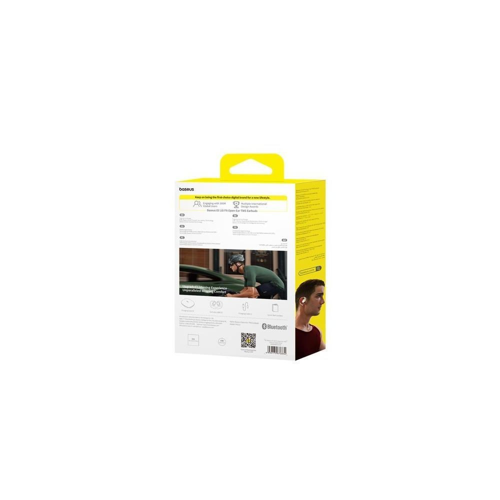 Baseus Ell 101 Fit Open Ear TWS kulaklıklar için bisikletli ambalaj.