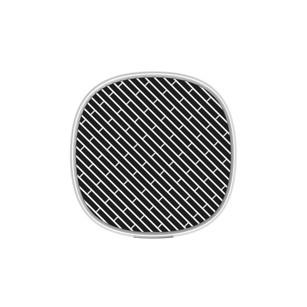 Objet unique : Motif de grille noire sur fond blanc.