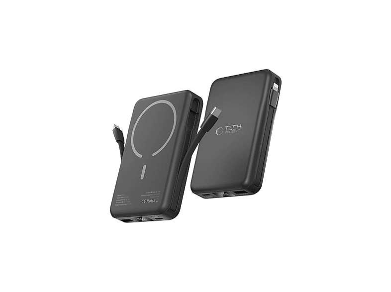 TECHPROTECT LifeMag PB31 MagSafe 10000mAh Schwarz Powerbank 10000 mAh ...