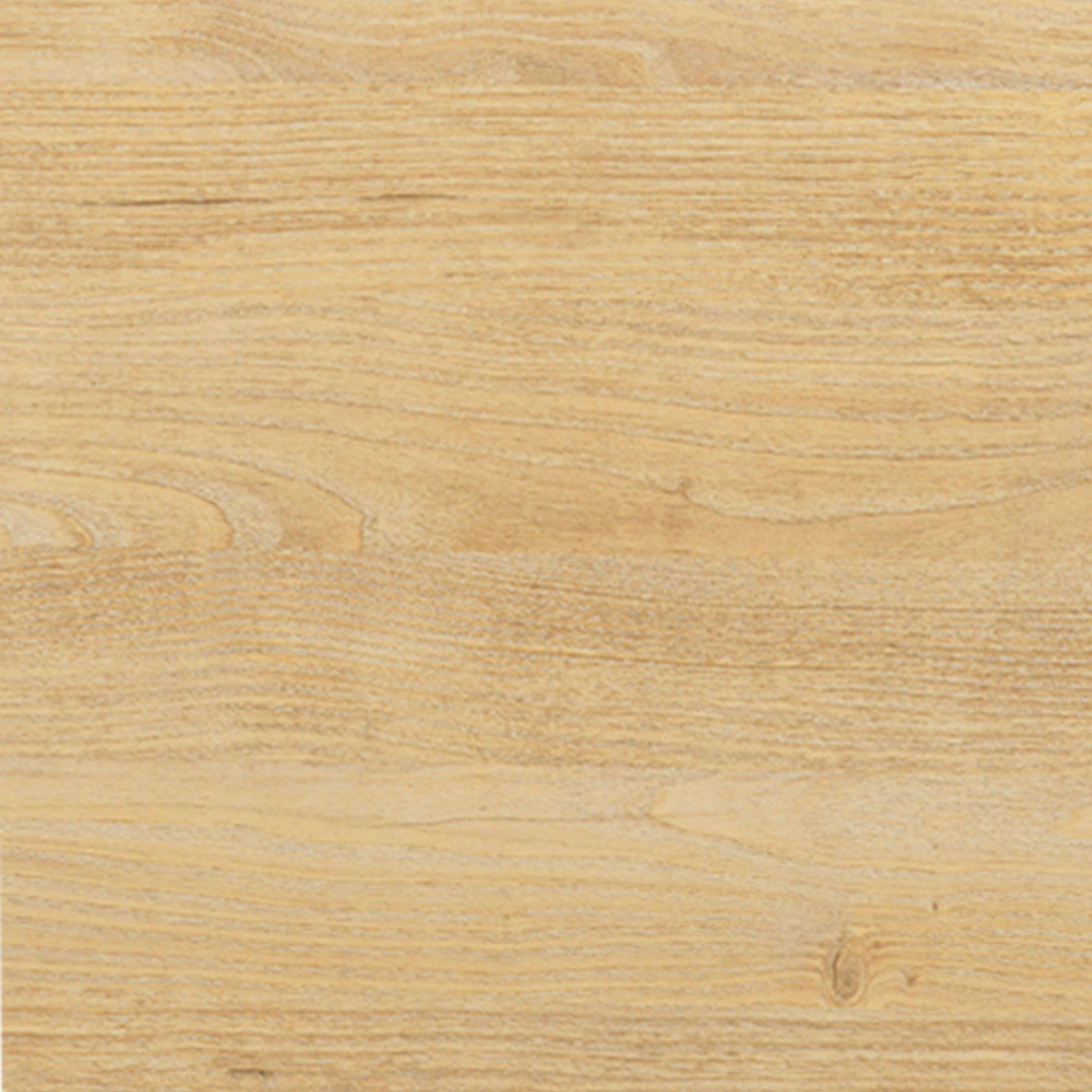 Grano de madera claro con líneas finas y un nudo.