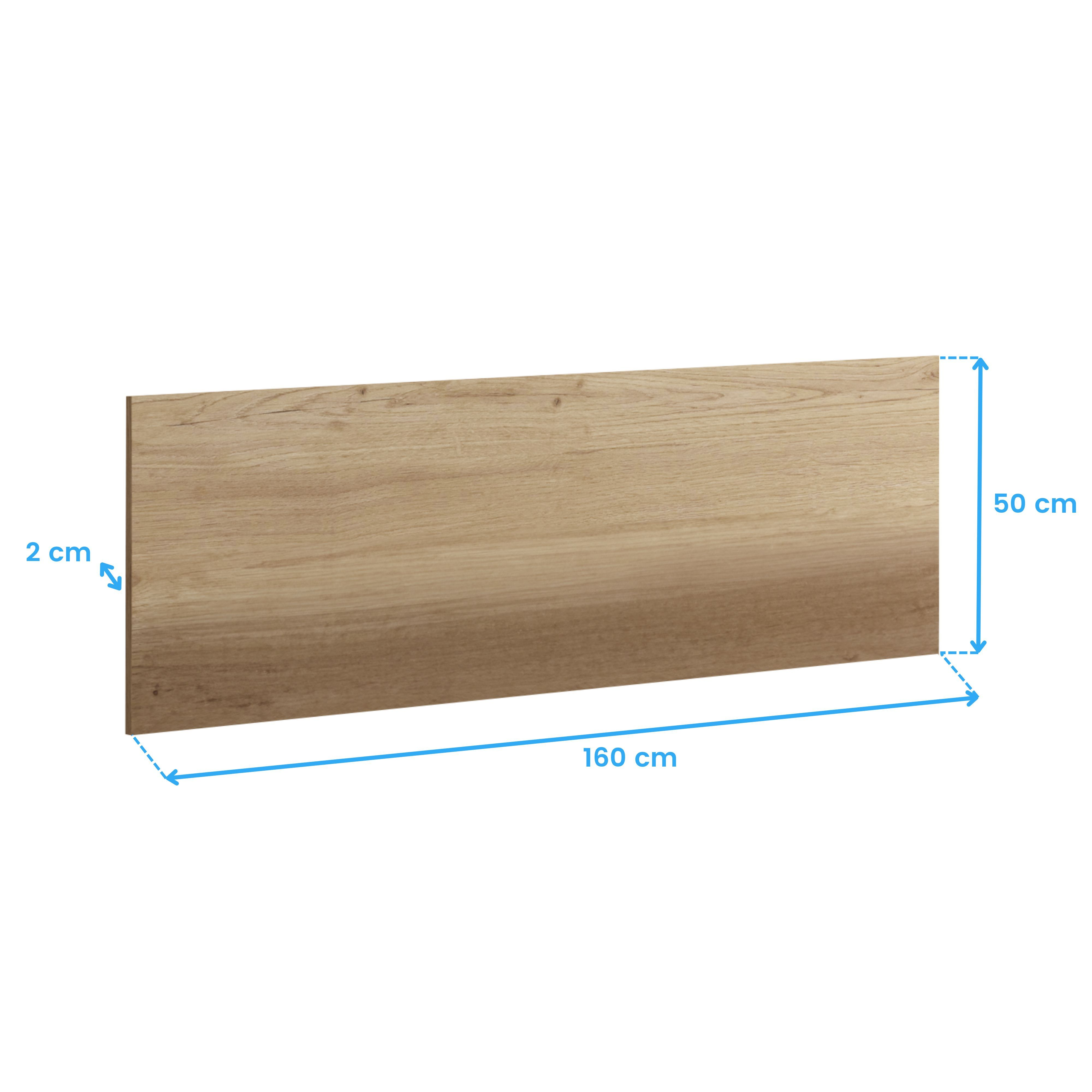 Tablero de madera de 160cm x 50cm x 2cm.