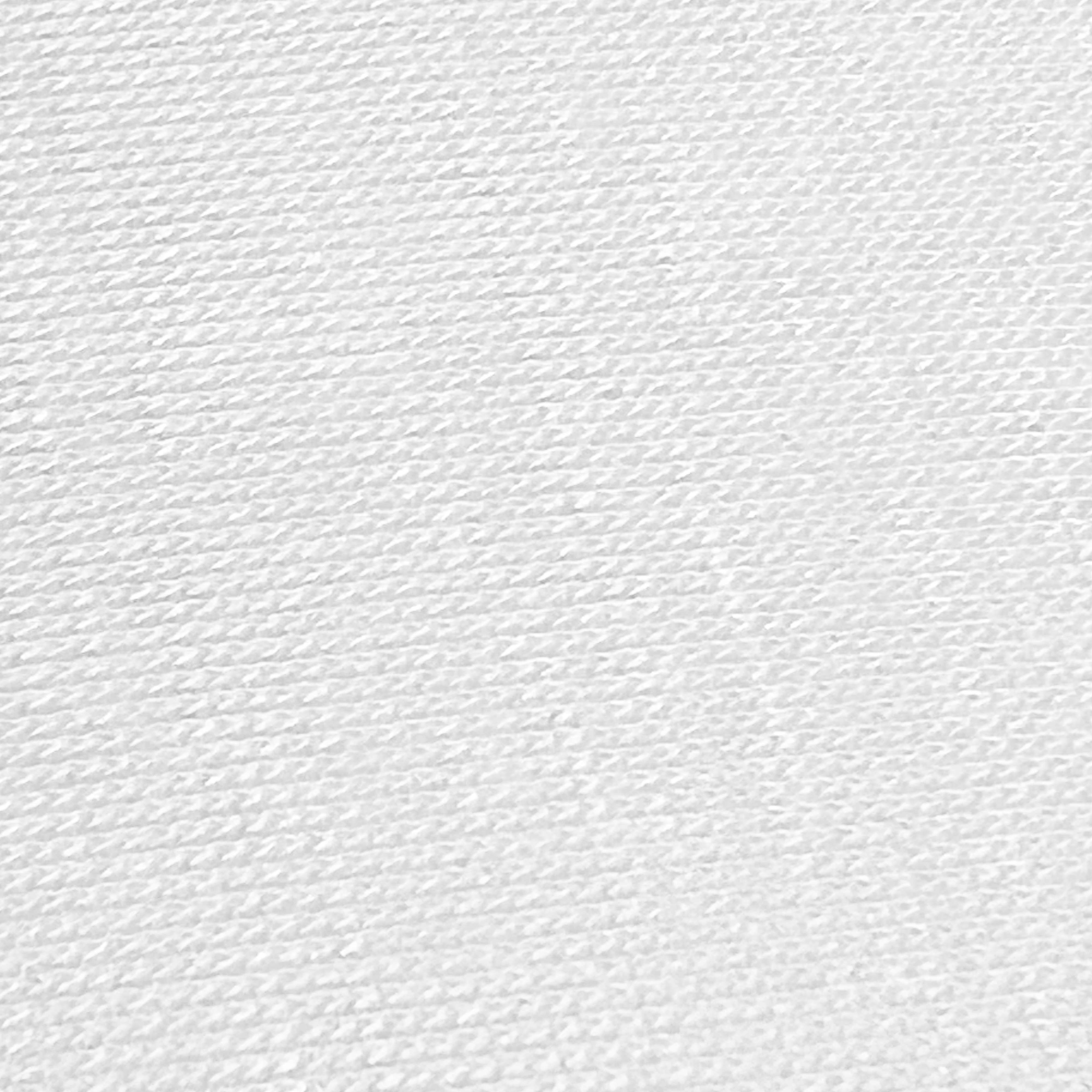 Primer plano de una textura de tela blanca con un patrón fino y repetitivo.