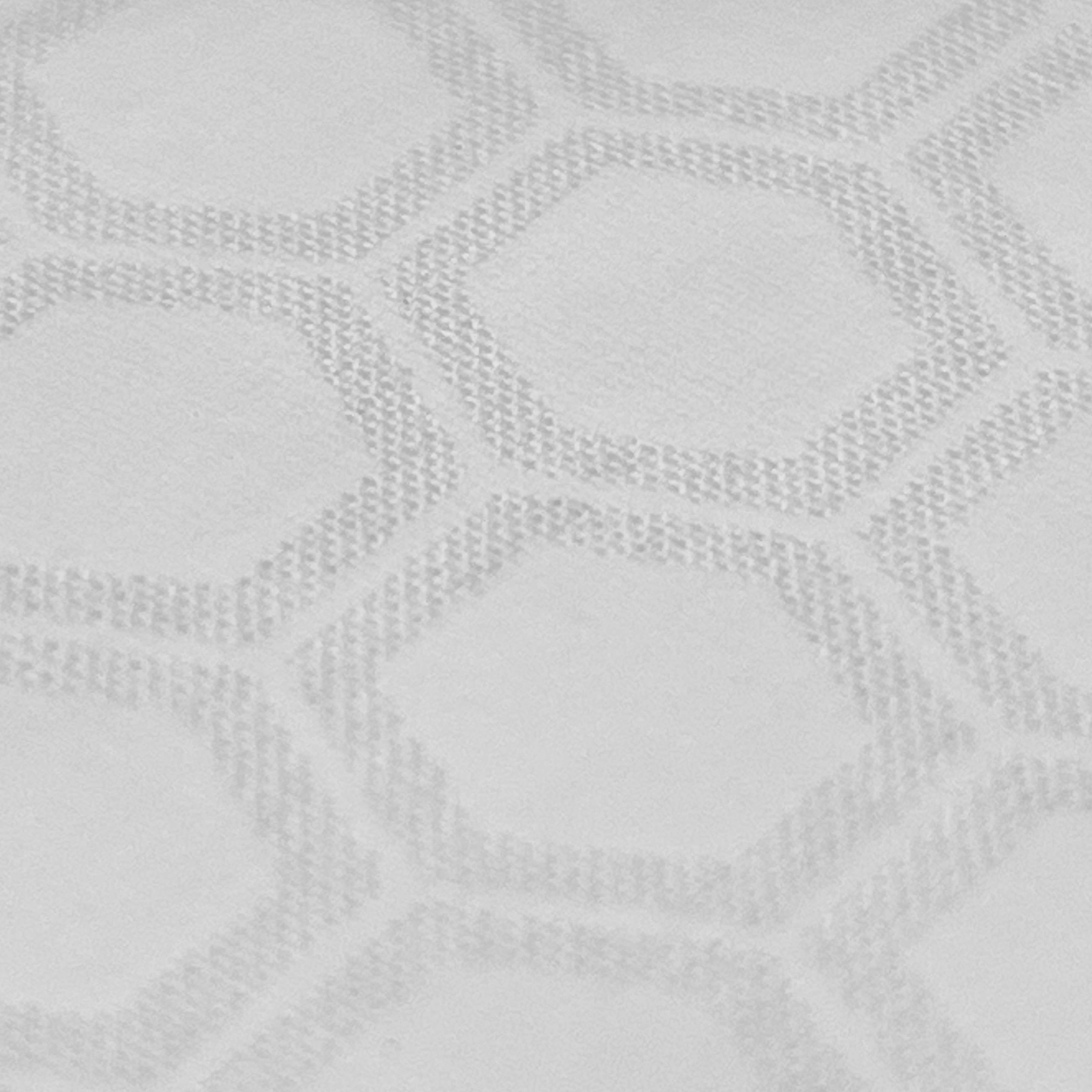 Patrón de tela gris con formas hexagonales repetidas.