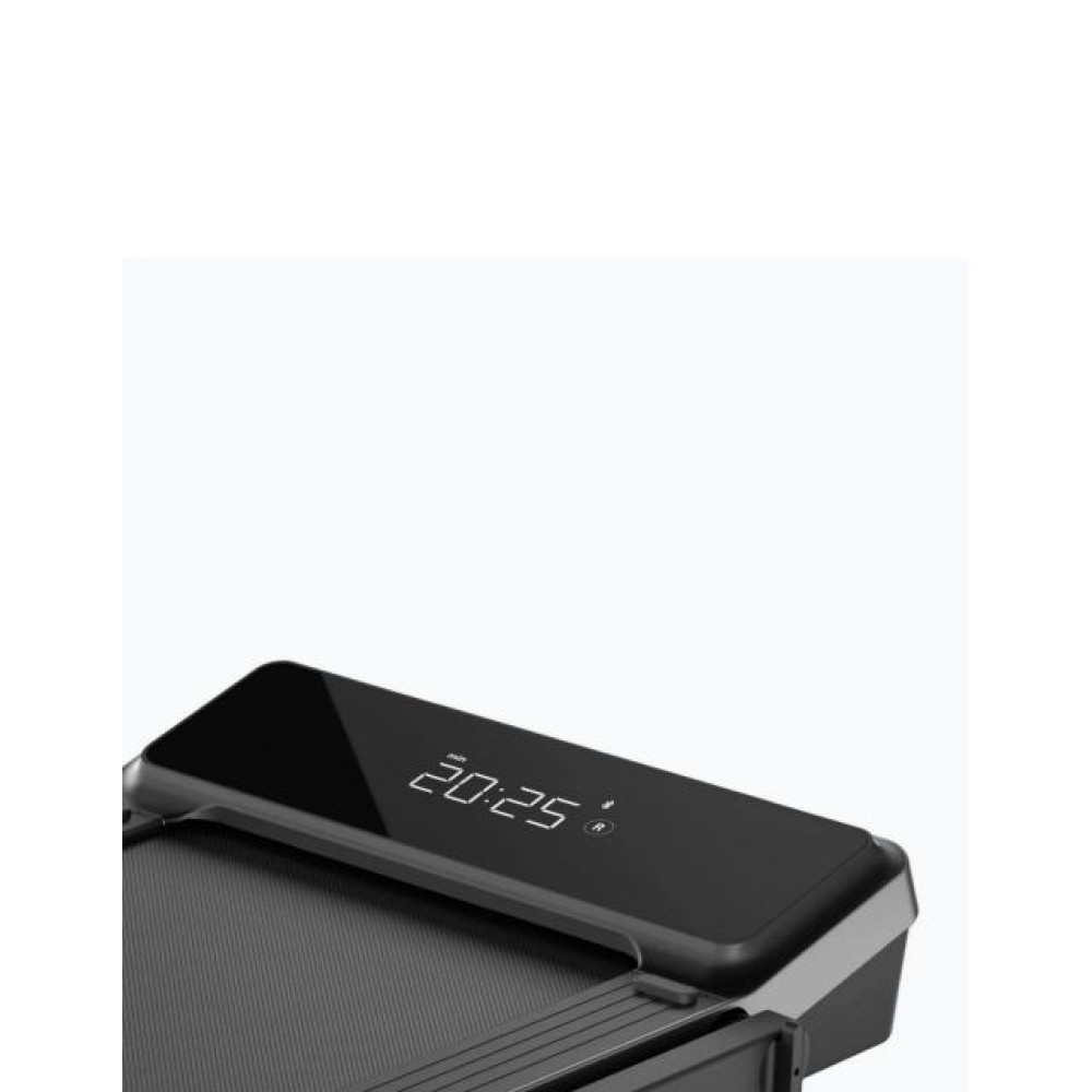 Bieżnia z cyfrowym wyświetlaczem pokazującym 20:25.