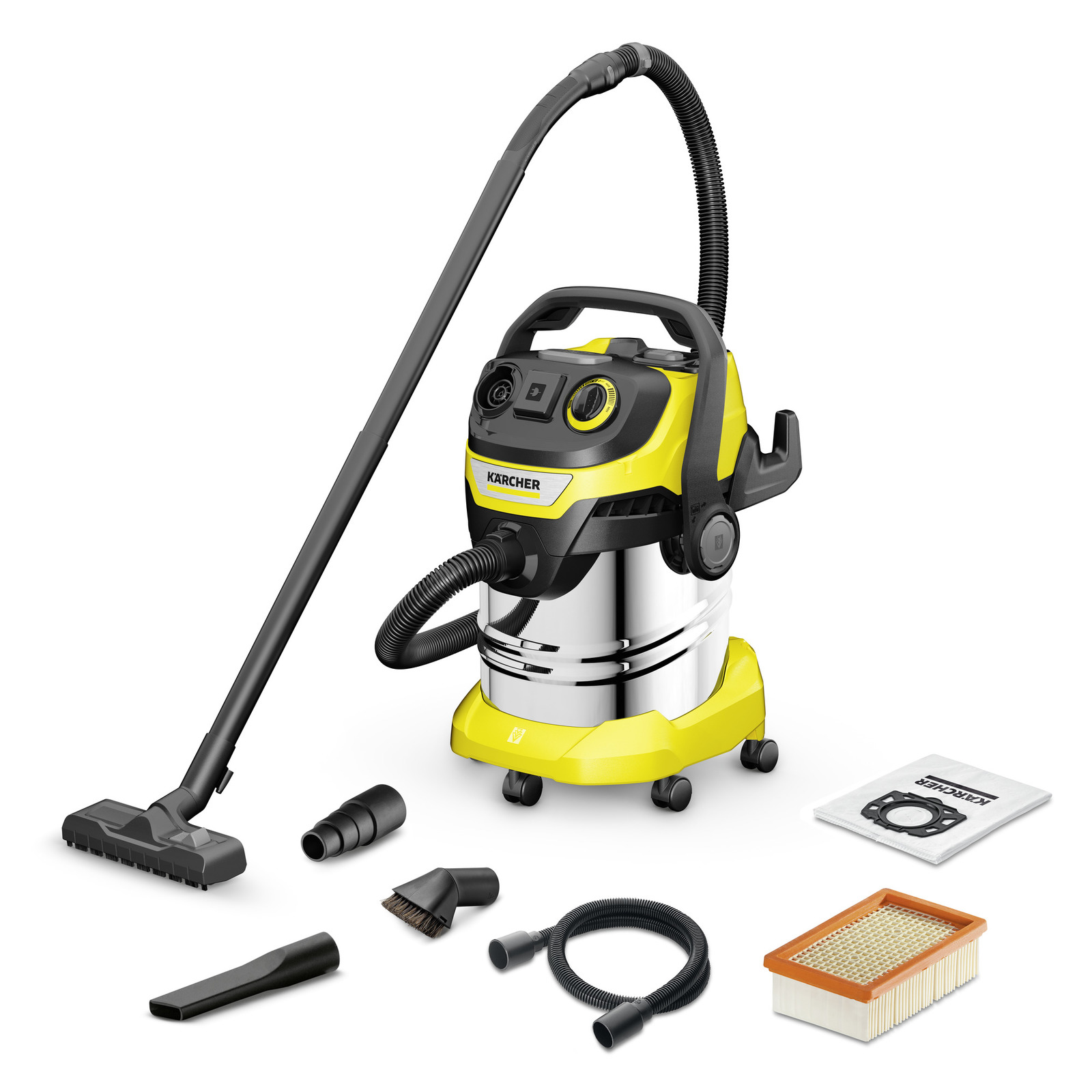 BIDONE ASPIRATUTTO KARCHER WD 5 P S V-25/5/22 Workshop, 1100 W |  MediaWorld.it