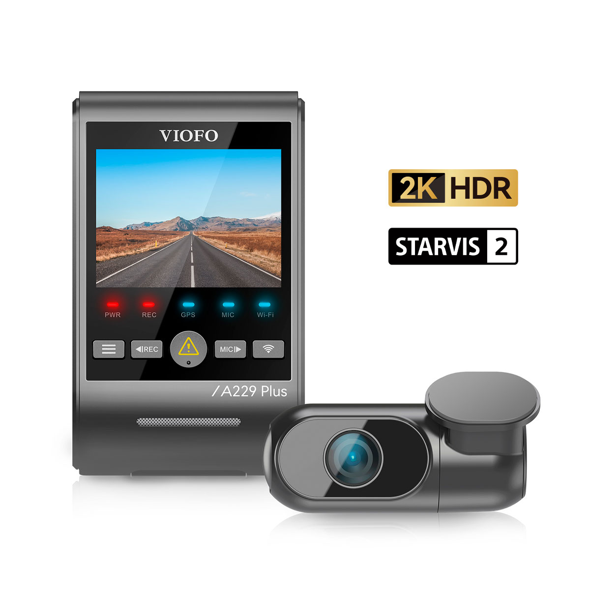 Dashcam VIOFO A229 Plus con 2K HDR e STARVIS 2.