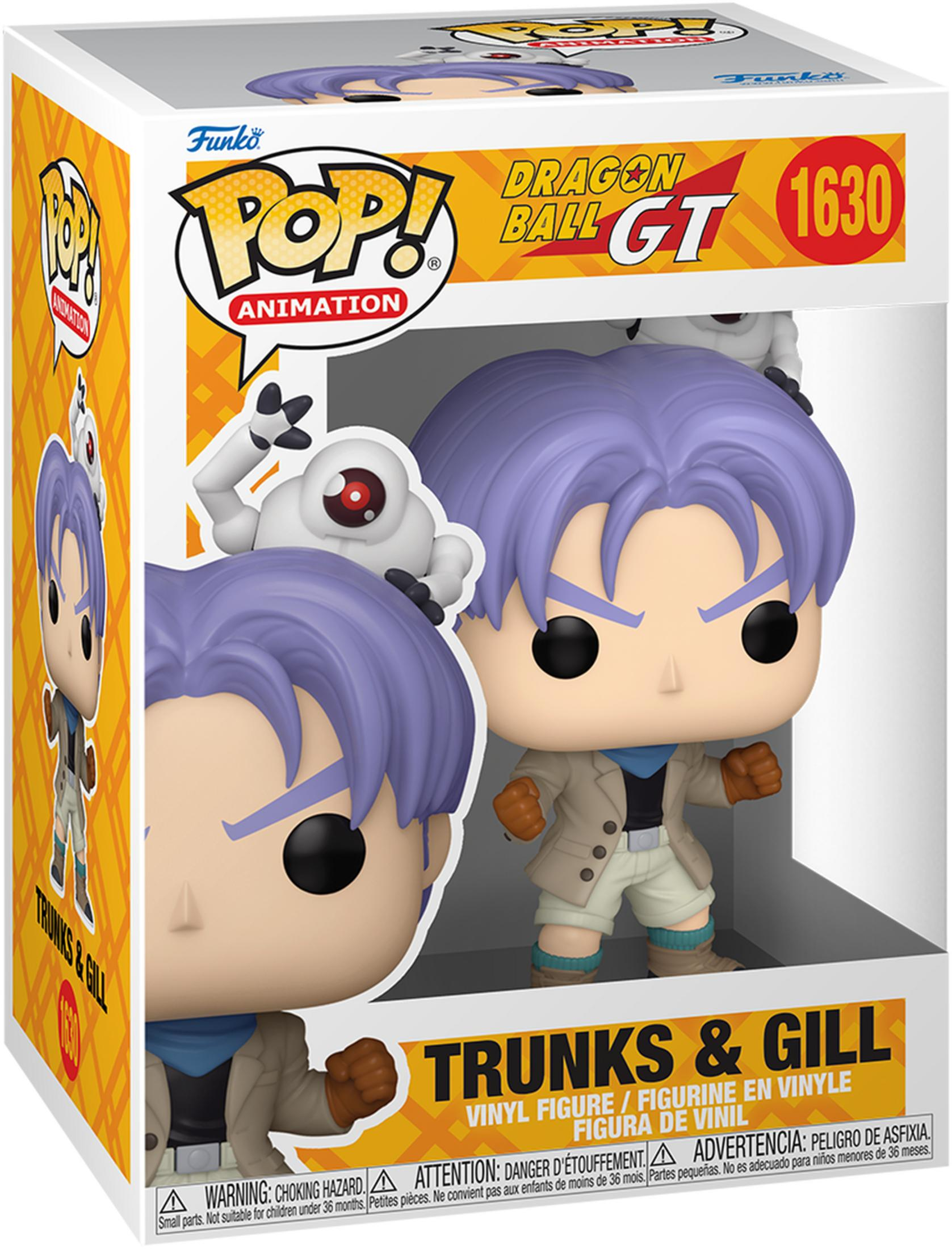 Funko Pop! Vinyl Figur von Trunks & Gill aus Dragon Ball GT, Nr. 1630.