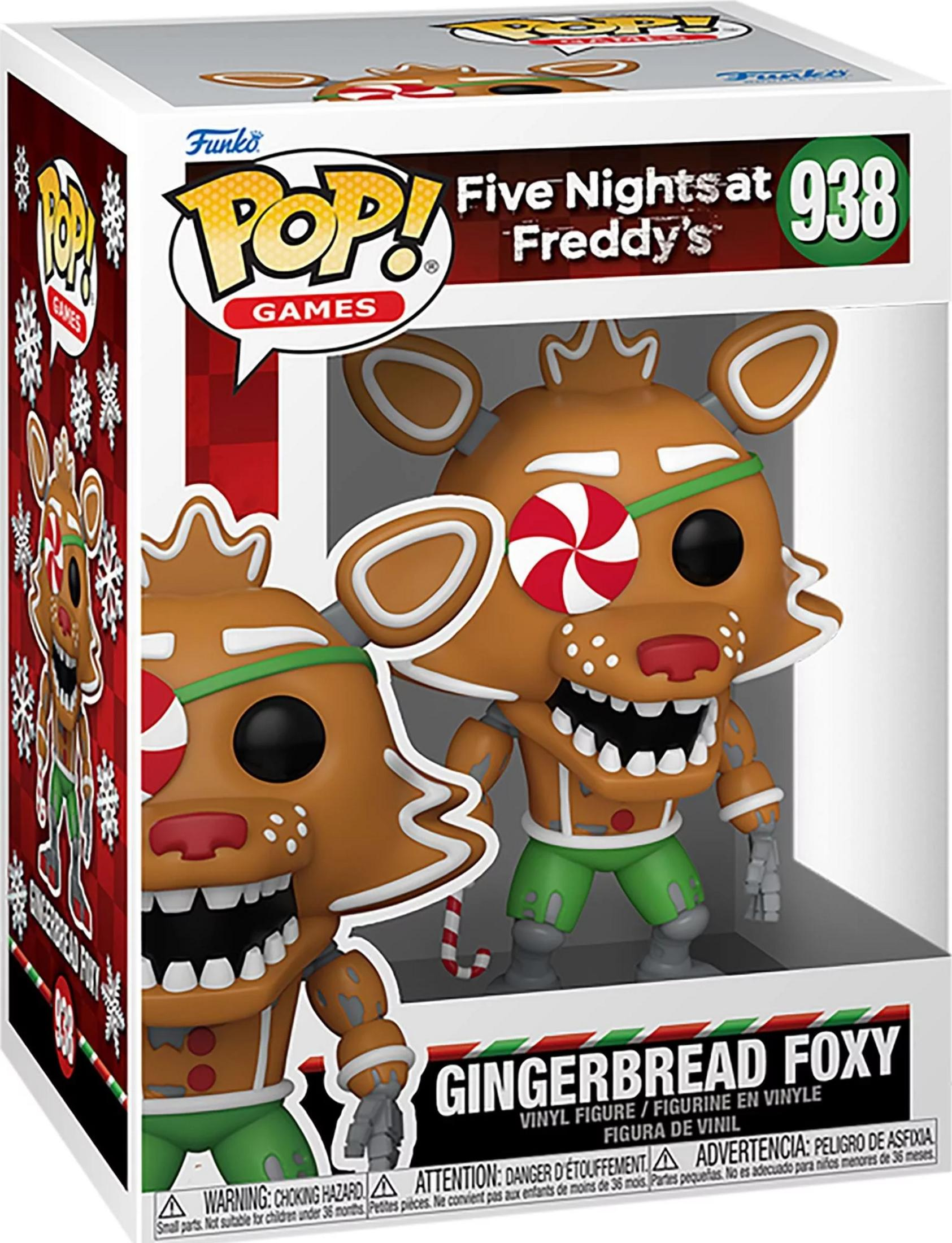 Funko Pop! Vinyl Figur von Gingerbread Foxy aus Five Nights at Freddy's.