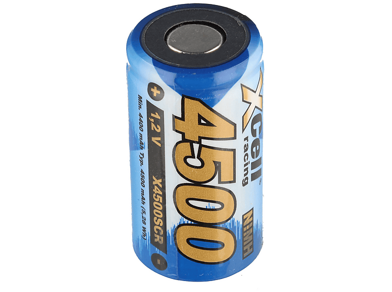 XCELL Akku NiMH | Nickel-Metallhydrid Modellbau-Akku, 1.2 Volt, 4500 ...