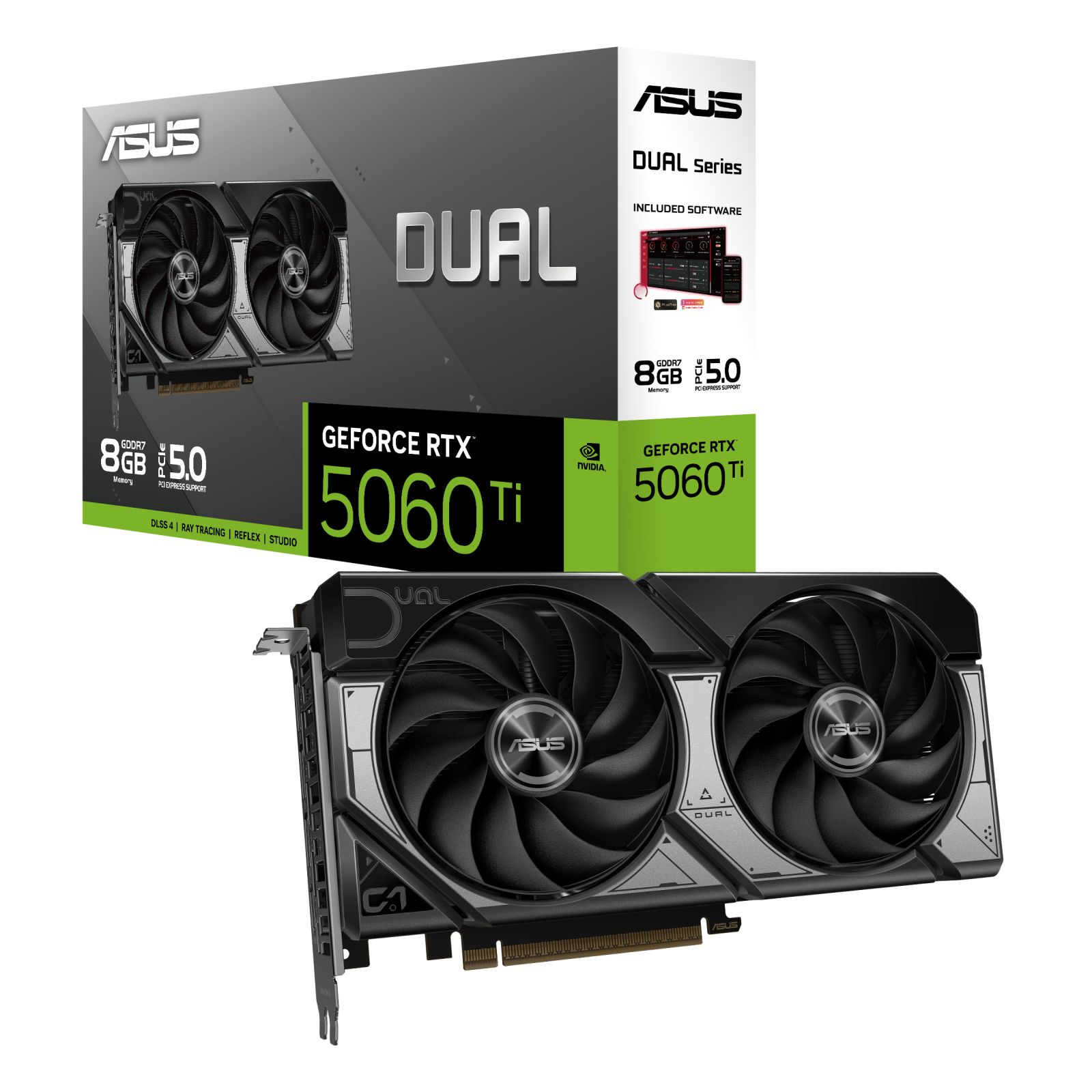 Karta graficzna ASUS GeForce RTX 5060 Ti z 8GB GDDR7 i PCIe 5.0.