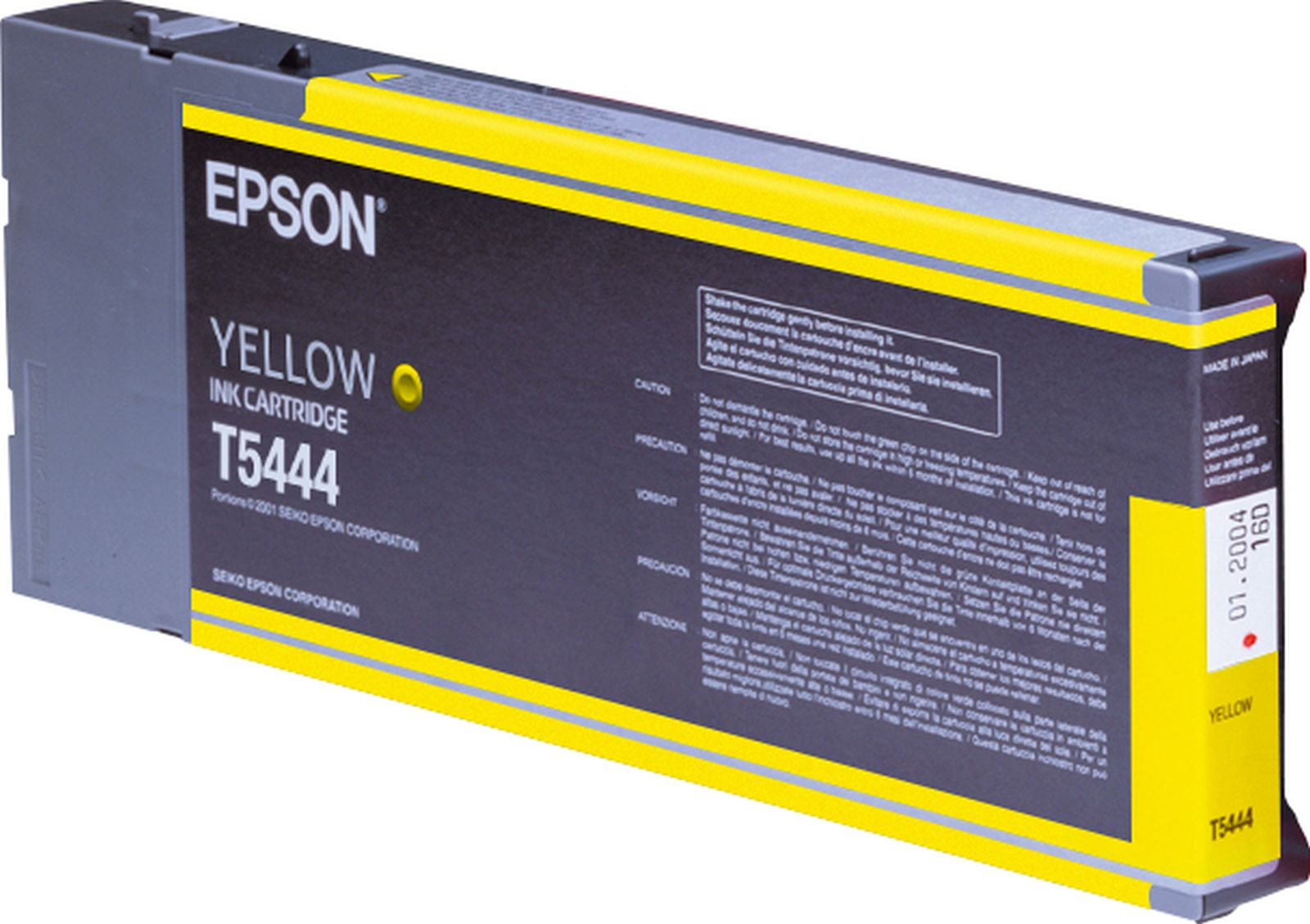 Epson gele inktcartridge T5444, gemaakt in Japan.