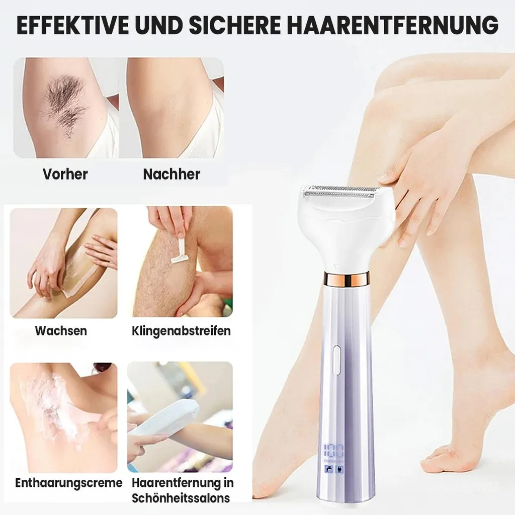 Vorher/Nachher-Achselhaarentfernung, Wachsen, Rasieren, Enthaarungscreme und Salonbehandlung