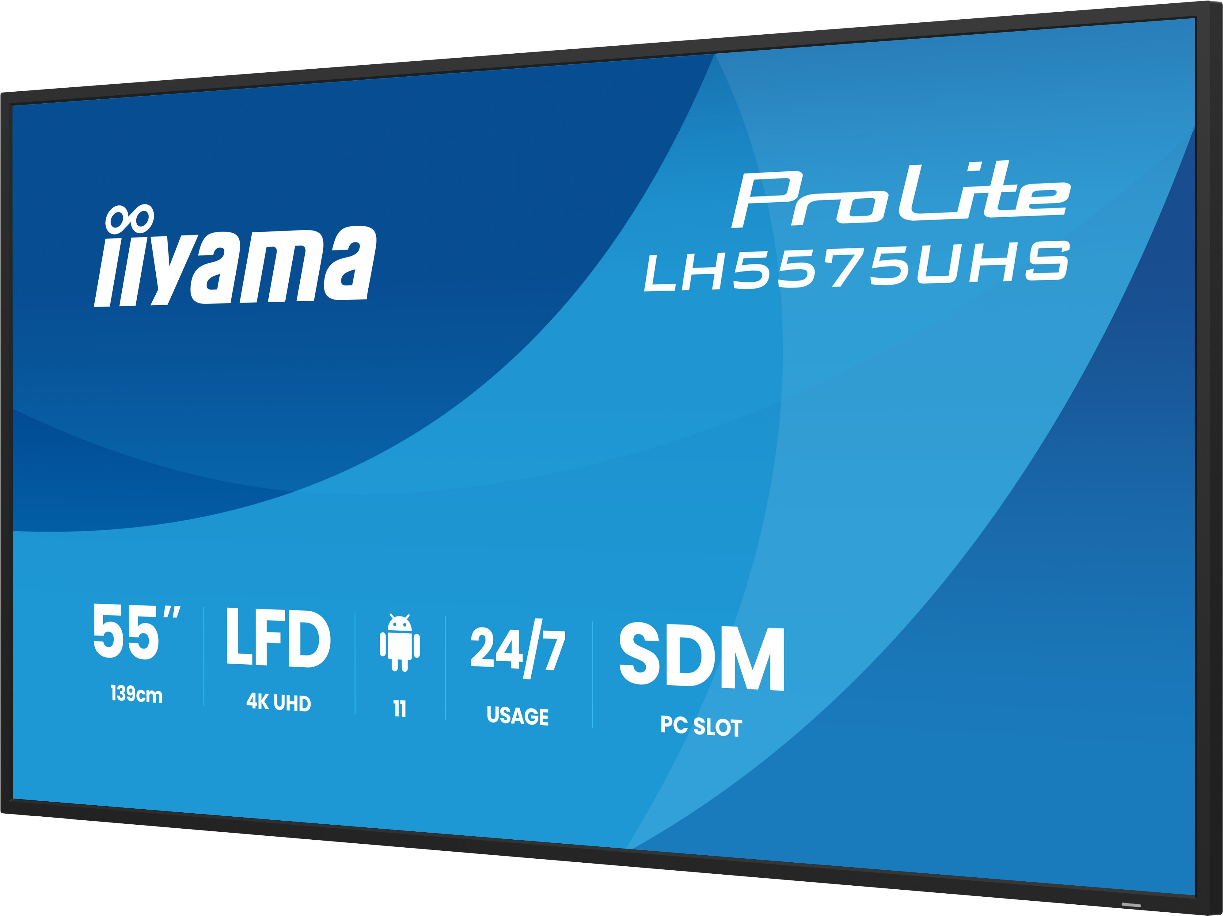 55-calowy monitor LFD iiyama ProLite LH5575UHS.