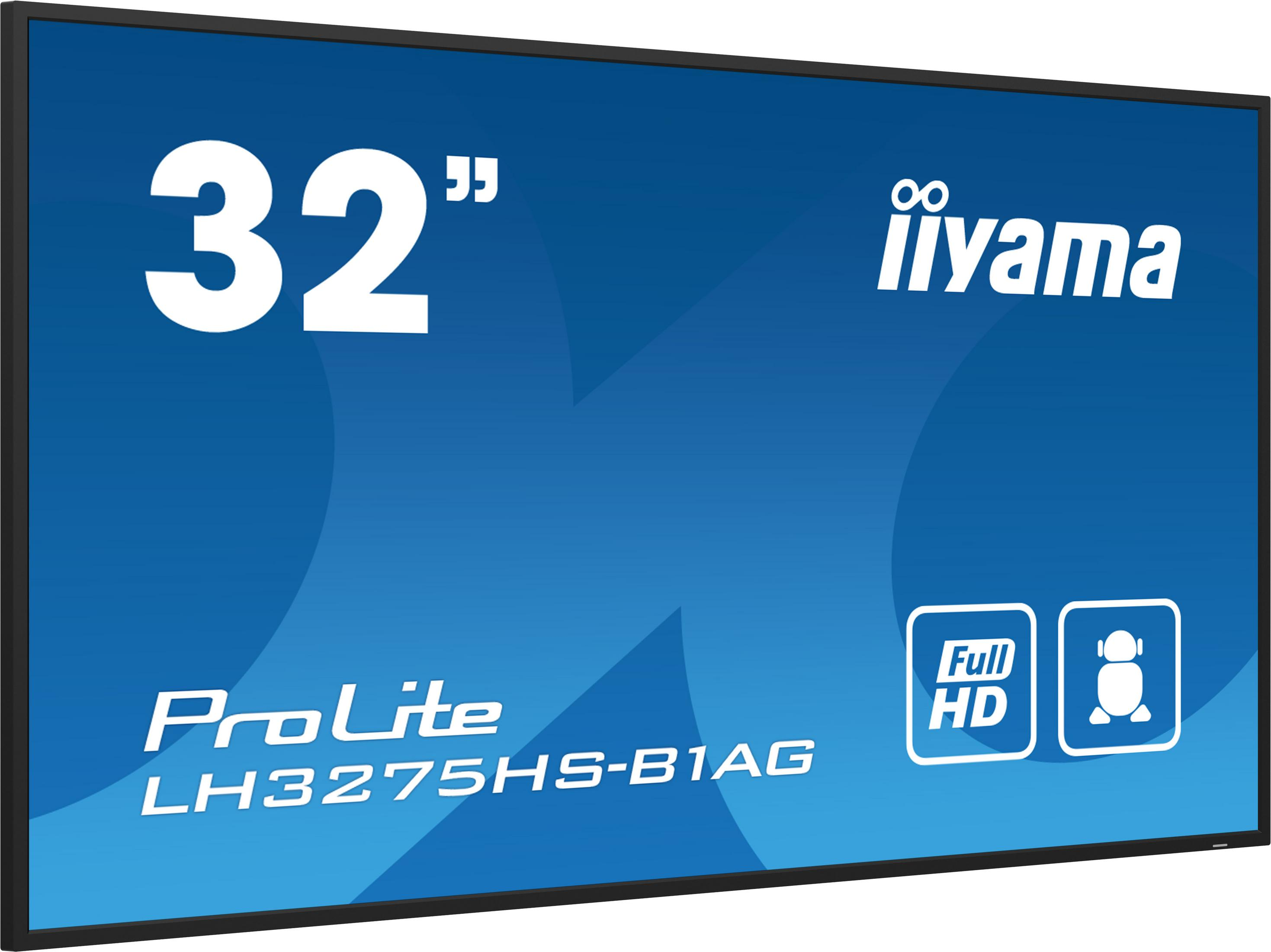 32-inch monitor met Full HD resolutie en Iiyama logo.