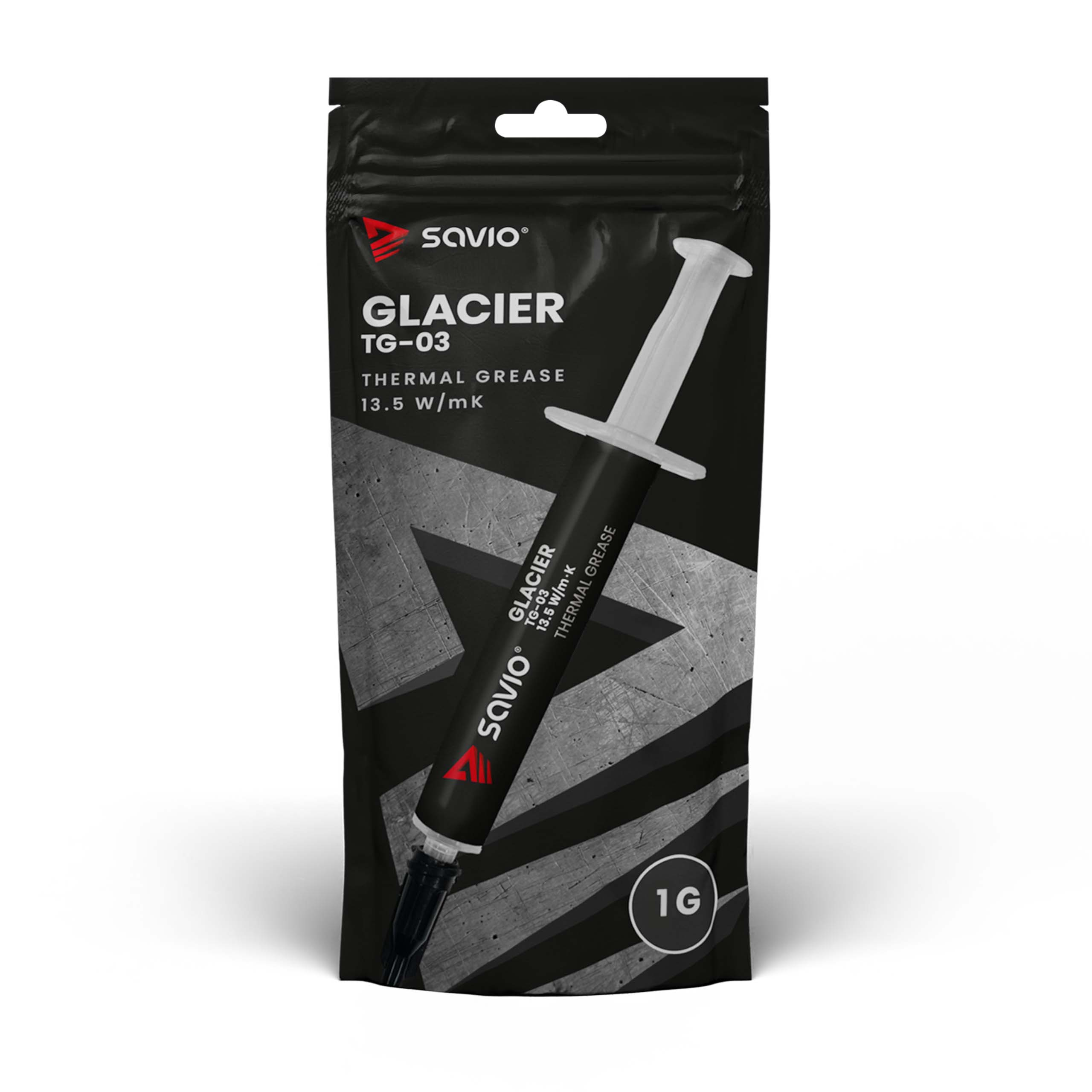 Opakowanie pasty termoprzewodzącej Savio Glacier TG-03, 1G.