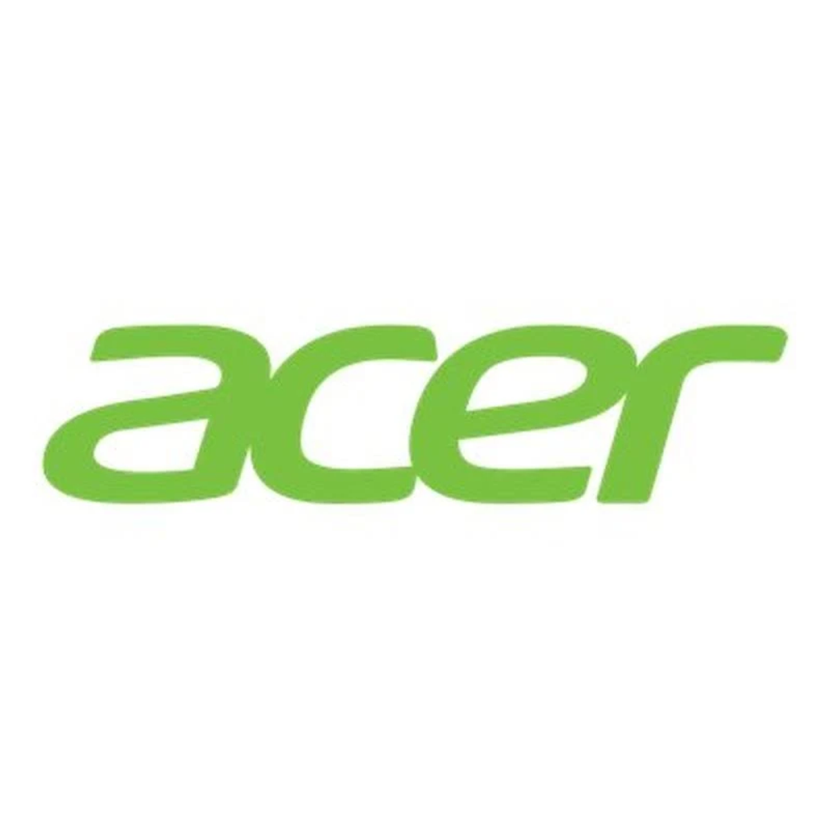 El logo de Acer en verde brillante sobre fondo blanco.