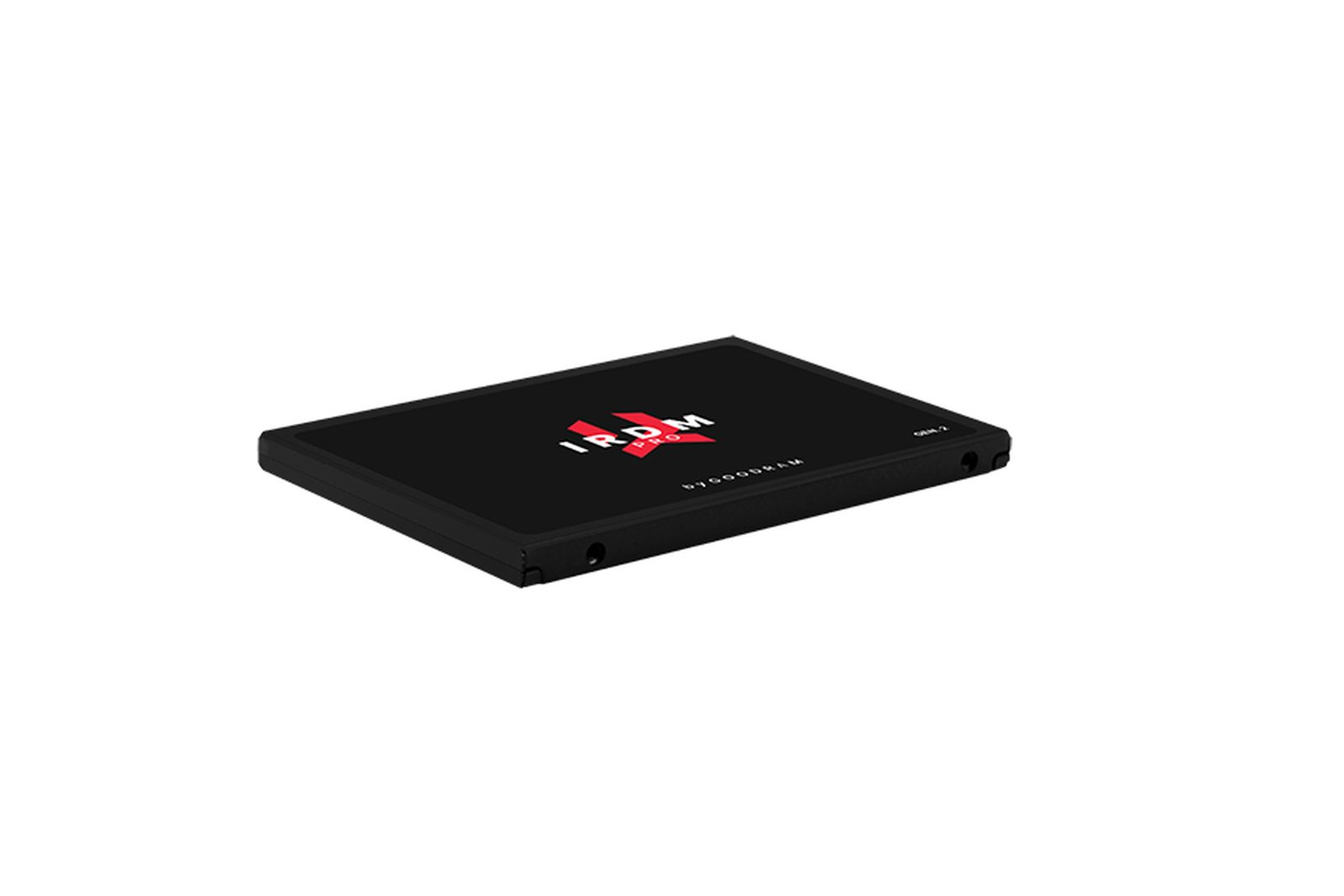 Un modulo RAM nero con logo e testo rosso 'IRDM PRO'.