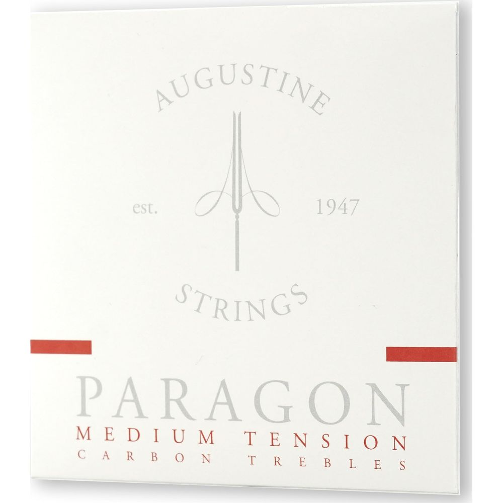 Augustine Paragon gitaarsnaren: medium spanning, carbon snaren.