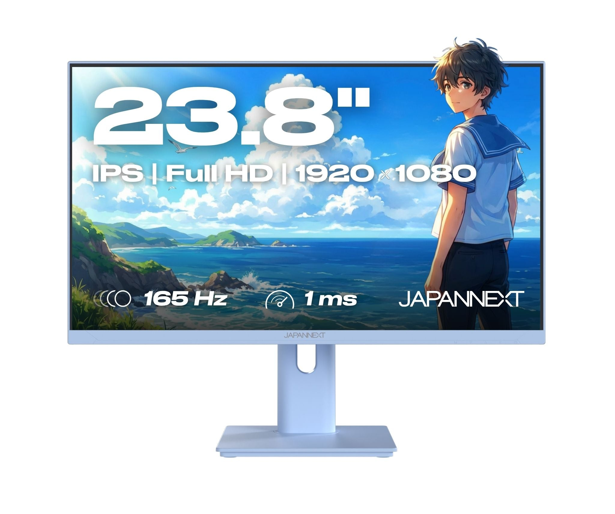 Ein 23,8-Zoll-IPS-Monitor mit Full HD-Auflösung und 165 Hz.