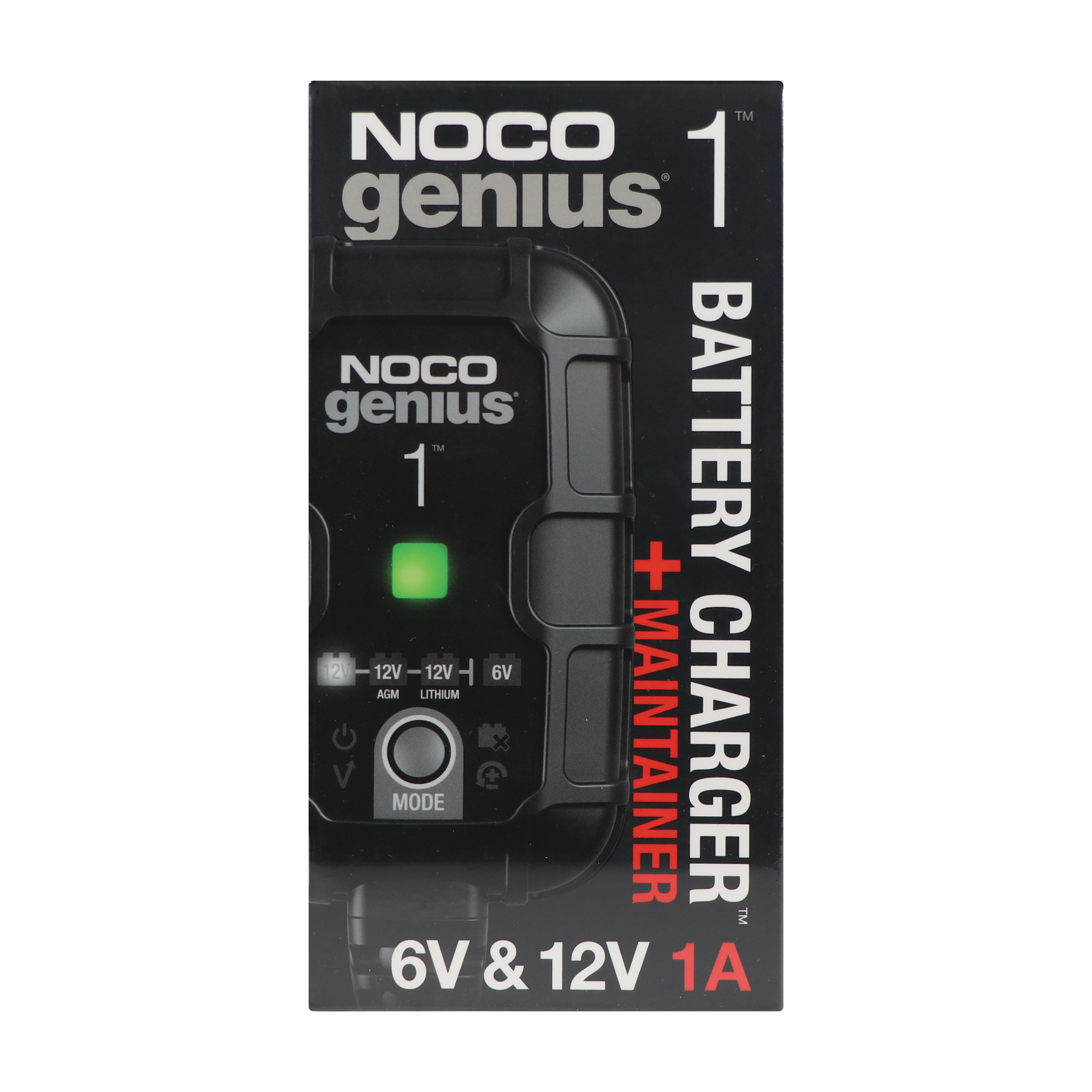 NOCO Genius 1 Batterie-Ladegerät, 6V & 12V 1A.