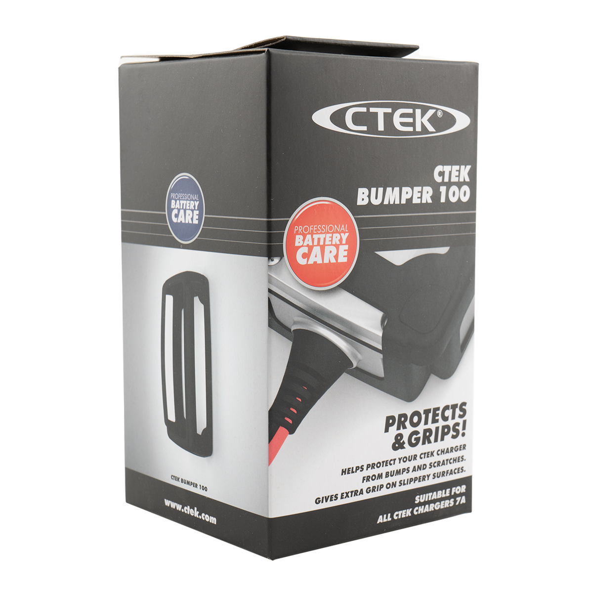 Verpackung für CTEK BUMPER 100 mit Logo und Produktbild.