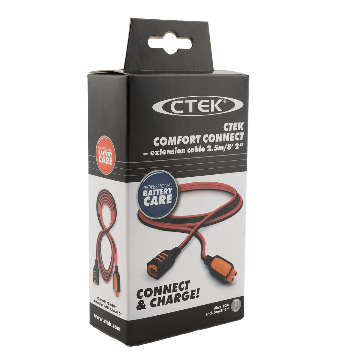 Verpackung für CTEK Comfort Connect Verlängerungskabel 2.5m/8'2".