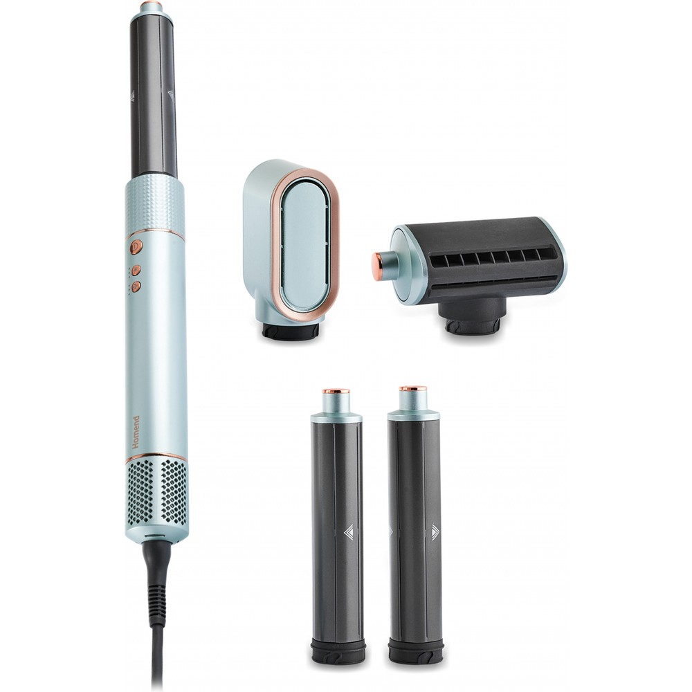 HOMEND Hairmony 4606H 1300 W Saç Kurutma ve Şekillendirme Seti Yeşil