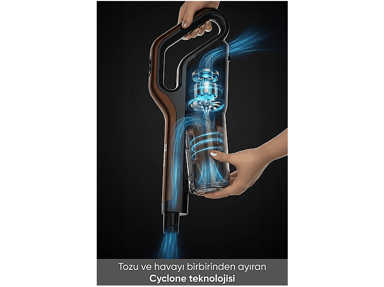 LORENZ Slim Pratik Elektrikli Kablolu Hepa Filtreli Dikey Süpürge