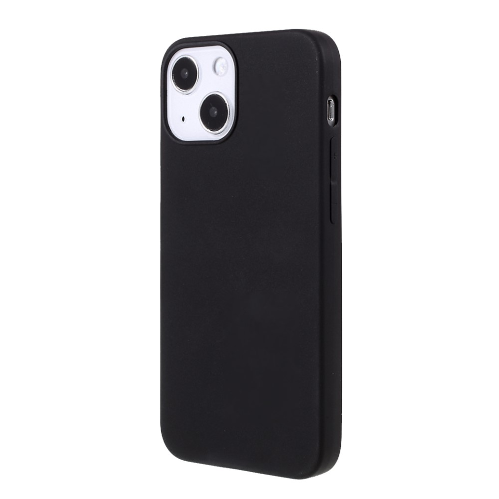 Custodia nera per telefono con due fotocamere posteriori, su sfondo bianco.
